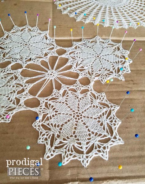 How To Frame Doilies, Framing Doilies, Framed Doilies Wall Art Diy, How To Frame Crochet Doilies, Decorating With Crochet Dollies, Doily Wall Art, Framed Dollies, Hankie Quilts, Framed Doilies