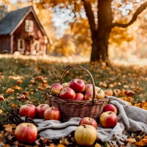 Fall Apple Aesthetic, Apple Farm Aesthetic, Apple Fall Aesthetic, Country Fall Aesthetic, Apple Picking Aesthetic Fall, Fruit Seasons, Apple Orchard Aesthetic, Warm Autumn Aesthetic, Apple Picking Aesthetic