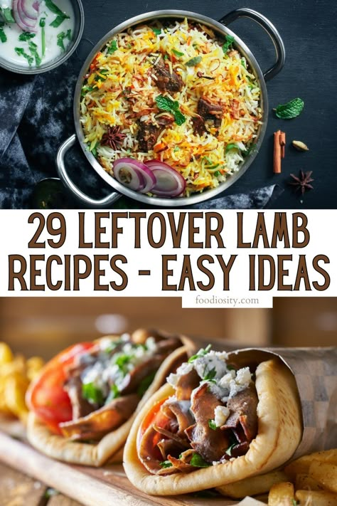 Recipes For Leftover Lamb Roast, Lamb Sandwich Leftover, Lamb Leftover Recipes Dinners, Recipes With Leftover Lamb, Cooked Lamb Recipes, Roast Lamb Leftovers Recipes For, Recipes With Lamb Meat, Roast Lamb Leftovers, Lamb Salad Recipe