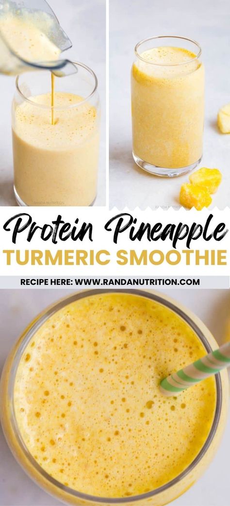 Turmeric Smoothie Recipes, Post Workout Snack, Anti Inflammation Recipes, Benefits Of Turmeric, Turmeric Smoothie, Smoothie Recipes Healthy Breakfast, Turmeric Recipes, Protein Smoothie Recipes, Smoothie Drink Recipes