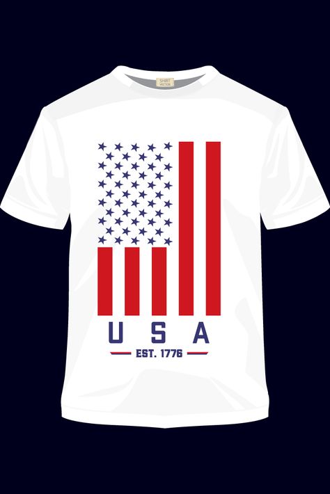 Tshirt Background, Typography Tshirt Design, Sport Vector, T-shirt Design Illustration, Usa Patriotic, Design Tshirt, Social Media Network, Typography Tshirt, Shirts Design