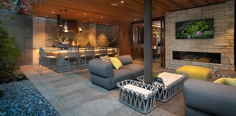 Martis Camp, Inspiring Outdoor Spaces, Hollywood Blvd, Web 1, Modern Beach House, Kitchen And Bath Design, Outdoor Kitchen Design, Indoor Outdoor Living, Bath Design