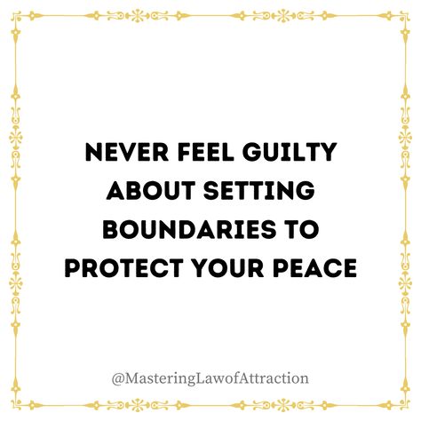 Setting boundaries isn't selfish, it's self-care. Never feel guilty for protecting your peace. You are your first priority. 💯 🔥 Never Feel Guilty For Choosing Yourself, Protecting Your Peace, Growth And Healing, Good Reminders, Setting Boundaries, Dear Me, Peace Quotes, Abundant Life, Poems Quotes