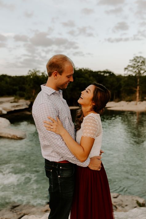 McKinney Falls Engagement Session - Austin, Texas - Robyn Dawn Photos Mckinney Falls State Park, Engagement Locations, Engagement Photos Fall, Park Photos, Sun Set, Fall Engagement, Photo Location, Austin Texas, Carp