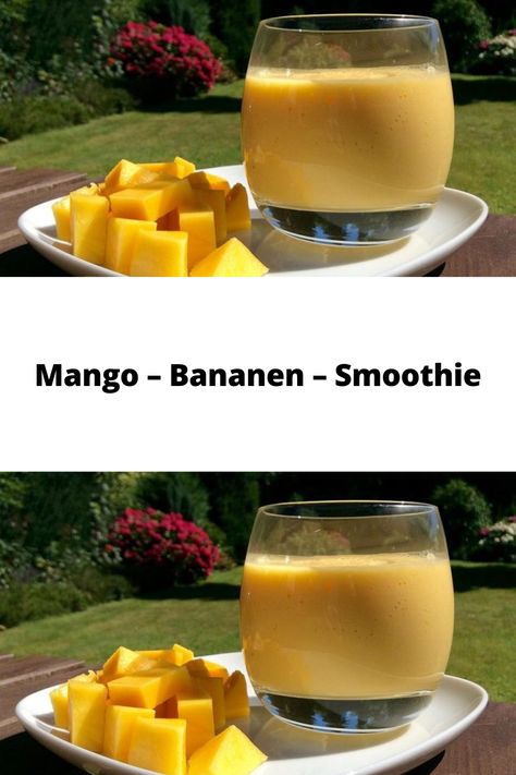 Mango – Bananen – Smoothie Crunches Workout, Mango Smoothie, Curry Sauce, No Carb Diets, Food Items, Vitamins And Minerals, Smoothie Recipes, Baby Food Recipes, Diet Plan