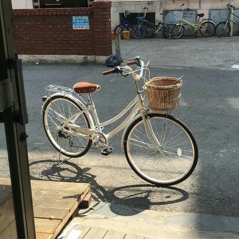 Namjoon Core, Bicycle Aesthetic, Aesthetic Bike, Bike With Basket, The Love Hypothesis, Love Hypothesis, Bike Aesthetic, + Core + Aesthetic, Vintage Bicycles