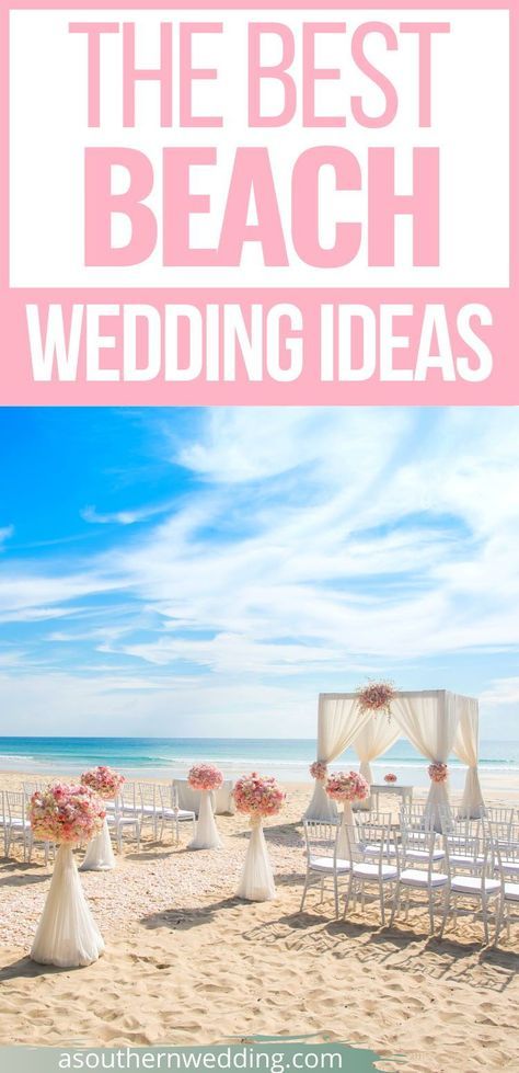 If you're planning seaside nuptials, there are some amazing ideas to make your beach wedding feel extra dreamy. From the perfect beach wedding dress to flower arrangements, there are amazing beach wedding ideas for every bride! #beachwedding #beachbride #beachweddingceremony #beachweddingreception #beachweddingdecor #beachweddingideas #beachweddingflowers #oceanwedding #waterfrontwedding Intimate Beach Wedding Ideas, Micro Beach Wedding, Beach Wedding Ceremony Ideas, Beach Wedding Ceremony Arch, Weddings Under 5000, Southern Wedding Traditions, Wedding Ideas Beach, Wedding Ceremony Inspiration, Small Beach Weddings