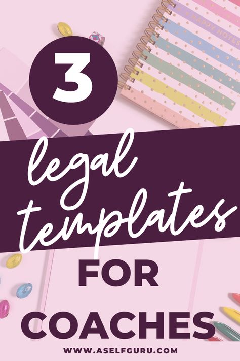 As a coach, are you protecting yourself legally? You need a coaching agreement to work with your clients whether group coaching or working one-on-one. Here's a discounted legal bundle just for coaches with the 3 essential legal forms and templates you need to protect yourself as a coach, written by a business lawyer and six-figure coach #legalcontracts #coachblog #coachingbusiness #coachclients Legal Templates, Business Lawyer, Protecting Yourself, Group Coaching, Legal Forms, Legit Work From Home, Online Blog, Contract Template, How To Protect Yourself