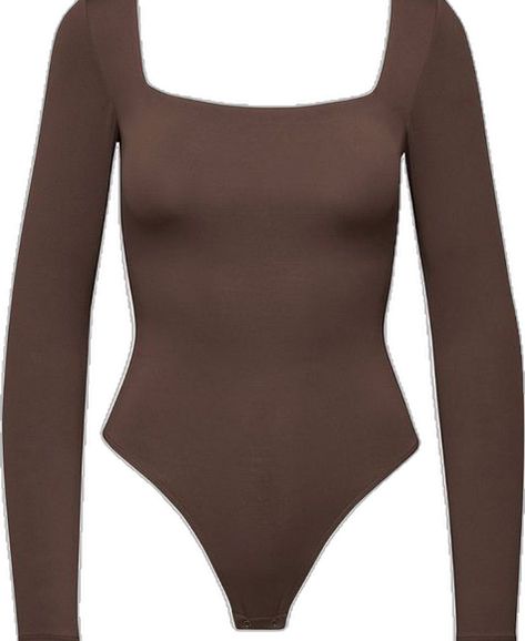 Babaton Contour Longsleeve Bodysuit Casual Vacation Outfits, Cute Clothes Ideas, Thanksgiving Outfits, Uni Outfits, Aritzia Tops, Body Suit Outfits, Casual Preppy Outfits, Mocha Brown, Back To School Shopping