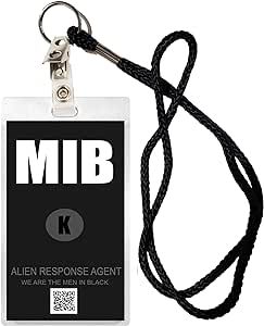 MIB Men in Black Novelty ID Badge Halloween Costume Movie Prop Customize with Your own Initial Great for Halloween Costumes! #ad Cute Halloween costumes Halloween aesthetic Spooky Halloween nails Cute Halloween nails Halloween costumes makeup party mermaid man and barnacle boy costume Cute Halloween makeup Spooky Halloween makeup Glow in the dark party ideas Wood elf costume Halloween hair and makeup #usa #canada #happyhalloween #trickortreat #halloween2023 #jackolantern #halloweentime Mib Costume, Men In Black Halloween Costume, Men In Black Halloween, Halloween Costume Movie, Men In Black Costume, Black Halloween Costume, Black Halloween Costumes, Security Badge, Cute Halloween Makeup