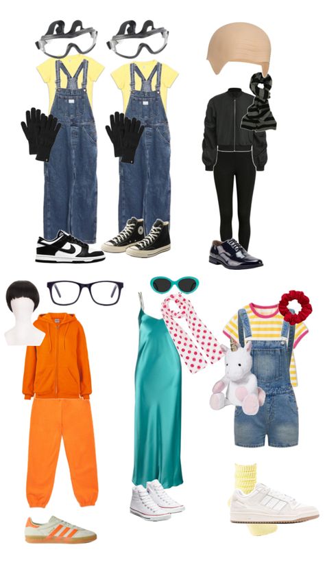 Despicable Me Halloween Costume, Despicable Me Costume, Fun Halloween Outfits, Women Halloween Costume Ideas, Halloween Costume Ideas For Couples, Cute Group Halloween Costumes, Costume Ideas Women, Costume Ideas For Couples, Classy Halloween Costumes