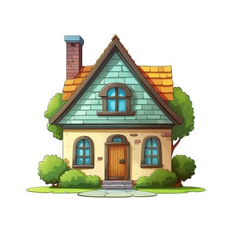 Seite 2 | Karikatur haus-Vektoren und -Illustrationen zum kostenlosen Download | Freepik House Cartoon Illustrations, Cartoon Background House, House Cartoon Drawing, Cartoon House Drawing, House Animation, House Vector Illustration, Simple House Drawing, Vector House, Youtube Ideas