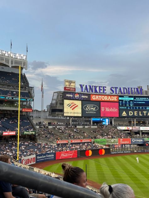 Baseball Vision Board, Yankee Game Aesthetic, Yankee Aesthetic, Baseball Yankees, Yankees Game Aesthetic, Yankee Stadium Aesthetic, Yankees Game, Baseball Game Aesthetic, Baseball Aesthetic