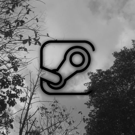 #Steam #DarkAesthetic #Aesthetic #BlackAesthetic #Logo #App Steam Logo Design, Steam Icon Aesthetic, Steam App Icon, Steam App, Steam Logo, Steam Icon, Steam Avatar, Black App, App Icon Design