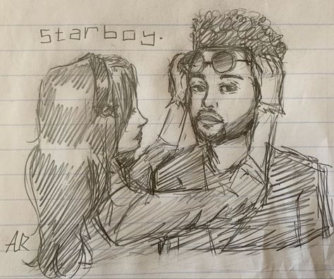 im the original artist ☆ #starboy #stargirl #theweeknd #weeknd #theweekend #weekend #drawing #traditional #traditionalart #lanadelrey #lana #oskirq The Weekend Sketch Art, Stargirl Sketch, Starboy Drawing, The Weeknd Drawing Easy, Stargirl Drawing, The Weeknd Sketch, The Weeknd Art, The Weeknd Drawing, Weekend Drawing