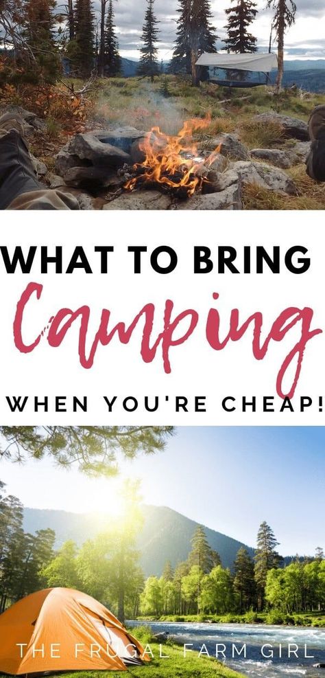 What To Bring Camping, Cheap Camping, Camping Friends, Camping Must Haves, Wild Camping, Camping List, Budget Vacation, Money Hacks, Family Camping Trip