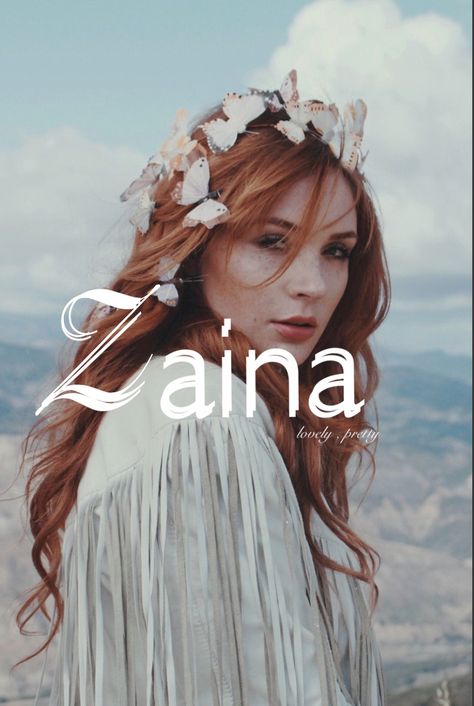 Gender: F Pronunciation: zay-nah Meaning of Zaina: "beauty, grace" Origin of Zaina: Arabic. Strong Girl Names, Z Baby Names, Female Character Names, Goddess Names, Names Girl, Names Unique, Fantasy Names, Strong Girl