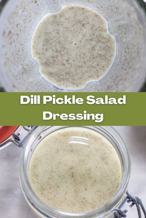 You’re going to want to douse all of the summer salads in this incredible, homemade Dill Pickle Salad Dressing (Vinaigrette). Plus, it’s a fantastic way to use leftover pickle juice. Dill Pickle Salad Dressing, Pickle Salad Dressing, Salad Dressing Vinaigrette, Dill Pickle Salad, Leftover Pickle Juice, Pickle Dressing, Pickle Salad, Pickle Juice Uses, Dressing Vinaigrette