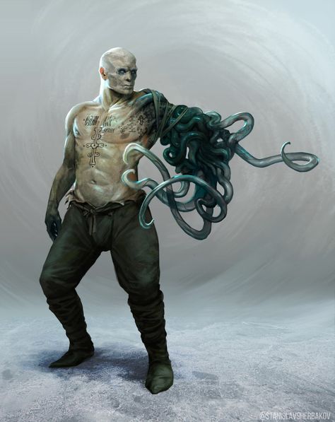 Simic Hybrid Art, Fantasy Mutant, Mutant Character Design, Simic Hybrid, Lovecraftian Horror, Cosmic Horror, Monster Concept Art, Dungeons And Dragons Characters, Dungeons And Dragons Homebrew