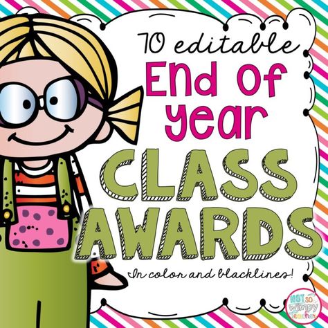 End Of Year Awards, Classroom Awards, Class Awards, Teacher Helper, End Of Year Activities, Student Awards, End Of School Year, End Of School, Online School