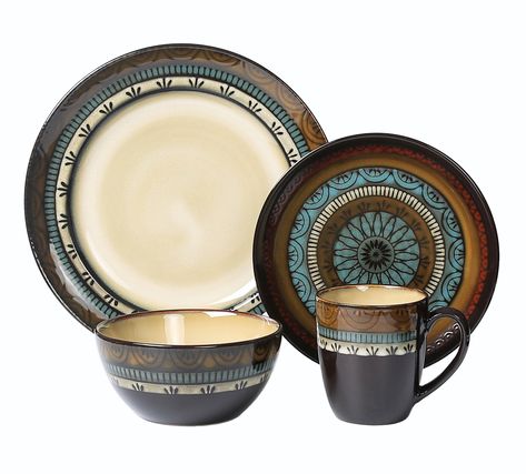 Mix And Match Dinnerware, Casual Dinnerware Sets, Festive Tablescape, Earth Tone Color, Stoneware Dinnerware Sets, Earth Tone Colors, Stoneware Dinnerware, Porcelain Dinnerware, Home Trends