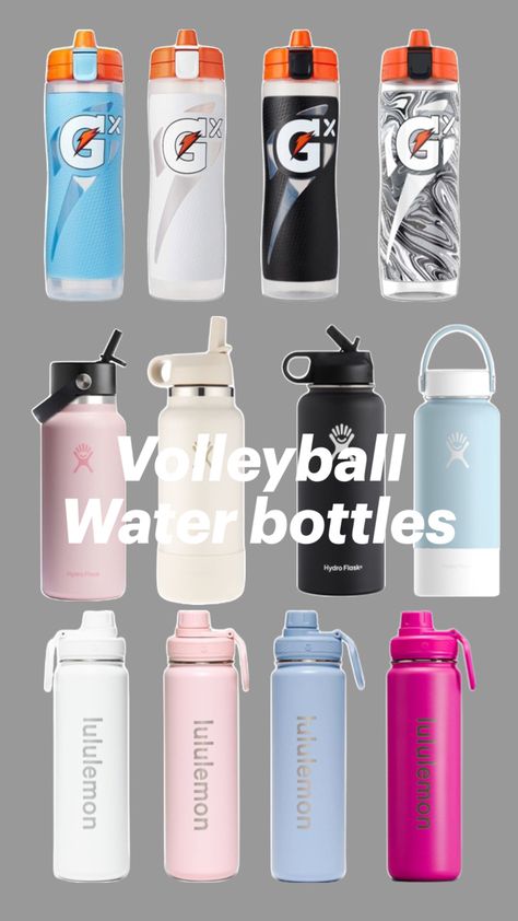 Volleyball Water Bottles, Flask, Volleyball, Water Bottles, Water Bottle, Outfit Ideas, My Saves, Water