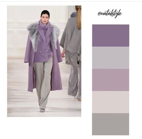 What To Wear With Lilac, Color Matching Clothes Women, Grey Color Combo, Burgundy Top Outfit, Outfit Color Combinations, Fashion Color Combos, Color Analysis Summer, Cold Fashion, Colour Combinations Fashion