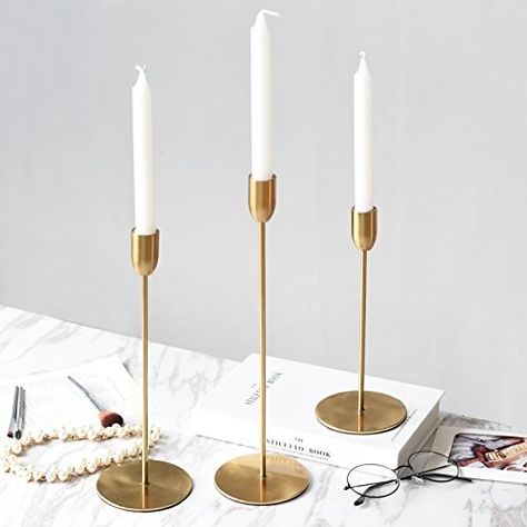 Brass Wedding, Coffee Table Candles, Candle Sticks Wedding, Candle Stick Decor, Tall Candlesticks, Gold Candle Sticks, Iron Candlesticks, Iron Candle Holder, Inspired Interiors