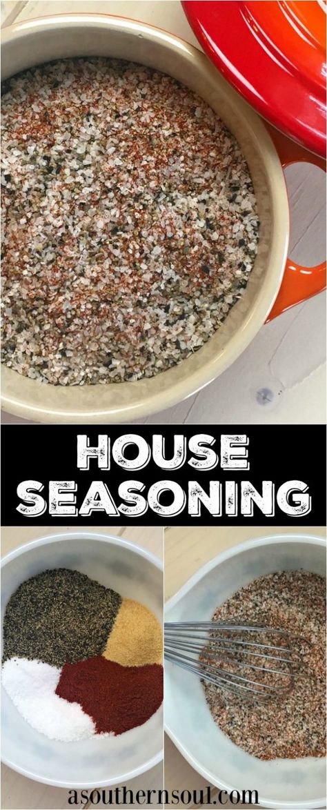 house seasoning from A Southern Soul Miss Brown House Seasoning, House Seasoning Recipe, House Seasoning, Diy Seasonings, A Southern Soul, Spice Rubs, Homemade Dry Mixes, Butcher's Cut, Homemade Seasoning