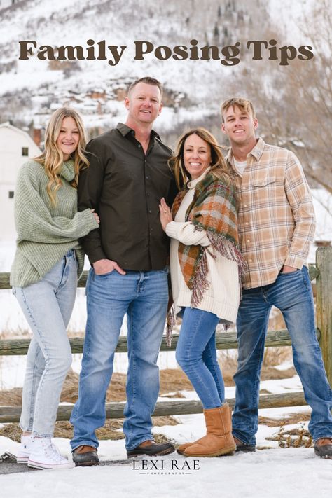 #utahfamilyphotography #familyphotography #familyphoto Family Of 5 Picture Ideas Adults, Christmas Card Poses For Family Of 4, Photo Poses Family Of Four, Family Of 8 Christmas Pictures, Photo Poses For Family Of Four, Posing Family Of 6 Group Shots, Posing For Pictures Tips Group Photos, Family Of Four Adults Photo Ideas, How To Pose To Look Better In Pictures