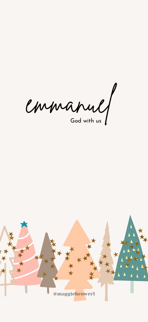 As we approach Christmas, let us reflect on the significance of Emmanuel, which means "God with us". This name reminds us of God's presence during this festive season. With just 10 days left until Christmas, it's time to start preparing for the celebrations and spreading the holiday spirit. #christmas #CountdownToChristmas O Come O Come Emmanuel Wallpaper, Emmanuel God With Us Wallpaper, Emmanuel Wallpaper, Oh Come Oh Come Emmanuel, Christian Christmas Wallpaper, Emmanuel God With Us, A Savior Is Born, God Is King, Christmas Screen Savers