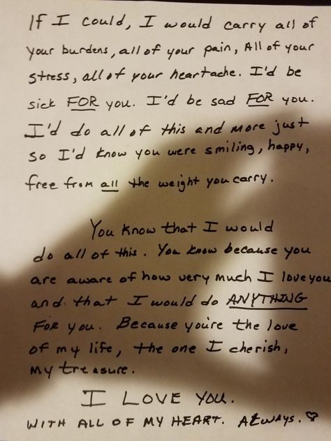 Reassurance From Boyfriend, Crazy Love Letter, Deep Love Notes For Him, I Wish I Could Love You, Wish You Loved Me, I Wish I Could Hug You, Love You More Than Anything, Letter For Cousin, All My Kisses For You