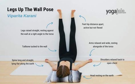 Benefits Of Legs Up The Wall Pose, Wall Legs Up, Legs Against The Wall, Legs Against Wall Pose, Legs Up The Wall Benefits, Poses In Bed, Legs Up The Wall Pose, Viparita Karani, Seated Yoga Poses