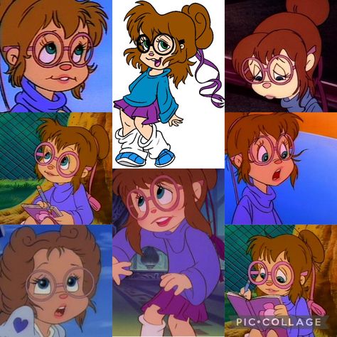 Old Chipettes, Janette Chipmunk Costume, Jennette Alvin And The Chipmunks, Alvin And The Chipmunks 90s, Jeanette Chipette Pfp, Jeanette Chipette Costume, The Chipettes Jeanette, Jeanette Chipette, 80s Halloween Costumes