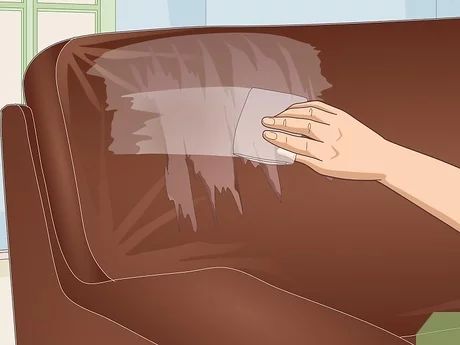 3 Simple Ways to Repair Faux Leather - wikiHow Leather Repair, Furniture Repair, Diy Repair, Artificial Leather, Leather Care, Leather Items, Natural Leather, Sewing Hacks, Simple Way