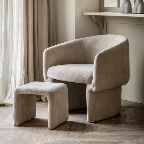 Compact and beautiful Aslan chair, available in cream, dark grey and grey 🤍 #hudsonhome #wherebeautifullivingbegins #occassionalchair #neutraldecor #homesandgardensuk #homedecor