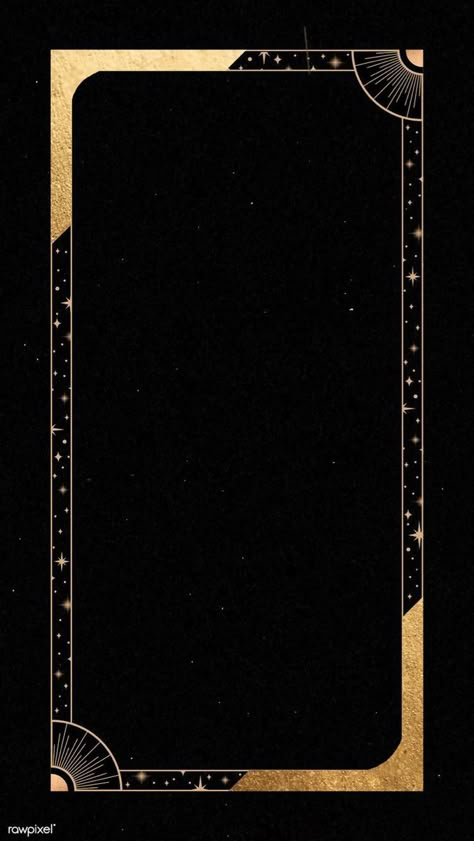 Gold Phone Background, Black And Gold Wallpaper, Black And Gold Background, Mystic Backgrounds, Kartu Tarot, Gold And Black Background, Background Mobile, Black And Gold Aesthetic, Mobile Phone Wallpaper