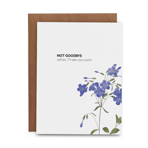 Diy Goodbye Cards, Farewell Greeting Cards, Thank You Goodbye, Farewell Greetings, Photocard Ideas, Goodbye Cards, Farewell Card, Farewell Cards, Forget Me Not Flowers