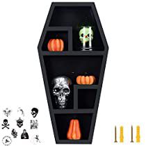 Check this out on Amazon Coffin Shelves, Coffin Decor, Punk Decor, Coffin Shelf, Floating Shelves Bedroom, Halloween Coffin, Floating Wall Shelves, Floating Wall, Spooky Decor