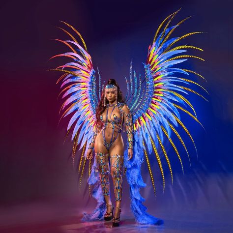 Trinidad Carnival Monday Wear, Carnival Monday Wear, Monday Wear, Trinidad Carnival, Carnival Costumes, Trinidad, Feathers, Carnival