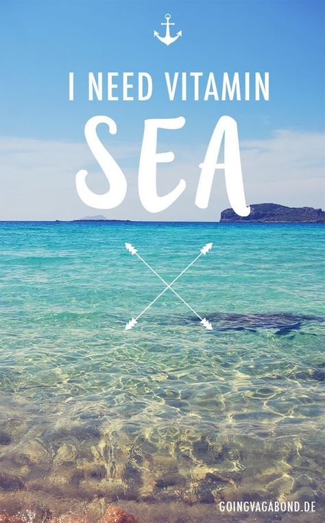 Inspirational Beach Quotes; Marco Island Love; Beach Lovin'; Florida Vacations; I Love the Beach I Need Vitamin Sea, Ocean Quotes, Sea Photo, I Love The Beach, Vitamin Sea, Crete Greece, Beach Quotes, Summer Quotes, Summer Wallpaper