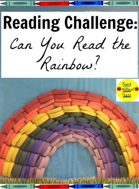 Encourage your students to read different genres of books with the "Can You Read the Rainbow?" reading challenge. Click to find out how to use it in your classroom. #readingchallenge #readingworkshop #teachingreading #teachers Read The Rainbow, Genres Of Books, Reading Mini Lessons, Differentiation Strategies, Read A Thon, Upper Elementary Reading, Core Ideas, Reading Tutoring, Reading Lesson Plans