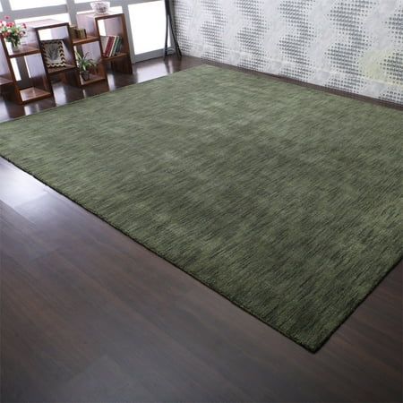 The grace and simplicity of this green shaded hand knotted wool rug will match well with your home setup. Unlike other decorative items, this single piece of solid pattern rug has the potential to embellish your home interiors in any special occasion. Its elegant design reflects the simplicity and austerity. Its flabby wool stuff will provide the warmth and comfort. This Indoor Area Rug available in 3'x5' Size and Green Color. Size: 3' x 5'. Home Setup, Living Room Bed, Green Area Rug, Solid Green, Green Area Rugs, Rustic Rugs, Basement Ideas, Wool Area Rug, Green Rug