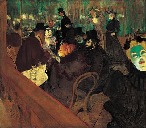 Toulouse Lautrec Paintings, At The Moulin Rouge, Chicago Painting, Post Impressionism Art, The Moulin Rouge, Google Art Project, Henri De Toulouse Lautrec, Toulouse Lautrec, Impressionism Art