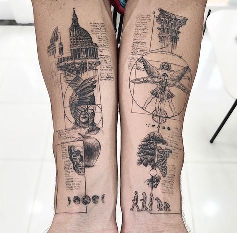 Historical Tattoos, Collage Tattoo, Bali Tattoo, History Tattoos, Greek Tattoos, Black Ink Tattoos, Tattoo Sleeve Designs, Arm Tattoos For Guys, Star Tattoos