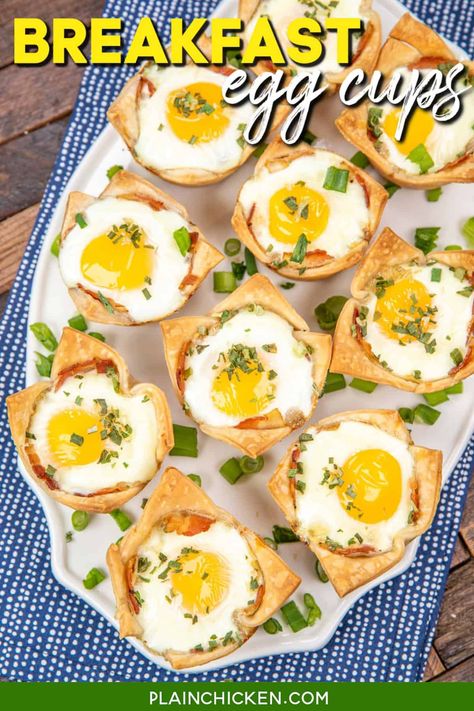 Breakfast Egg Cups Recipe - Start your day off right with these delicious breakfast egg cups! Made with flaky pie crust, crispy bacon, creamy Boursin cheese, parmesan cheese and topped with an egg and fresh chives, these bite-sized delights are bursting with flavor. Perfect for busy mornings or brunch gatherings, they can be made ahead and easily reheated. Pie Crust Breakfast, Cream Cheese Rotel, Egg Recipes Breakfast, Breakfast Egg Cups, Cream Cheese Balls, Stephanie Parker, Xmas Breakfast, Cheese Sausage Balls, Mexican Cheese Blend