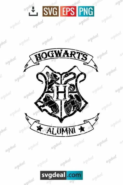 Hogwarts Alumni Svg Harry Potter Svg Files, Harry Potter Free, Harry Potter Svg, Hogwarts Alumni, Hogwarts Crest, Harry Potter Theme, Free Svg Files, Harry Potter Obsession, Doctor Gifts