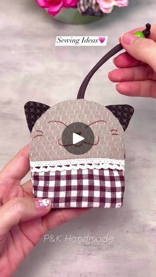 Cat Key, Cat Keychain, Key Cover, Key Covers, Diy Keychain, Key Case, Free Sewing, Sewing Ideas, Sewing Tutorials