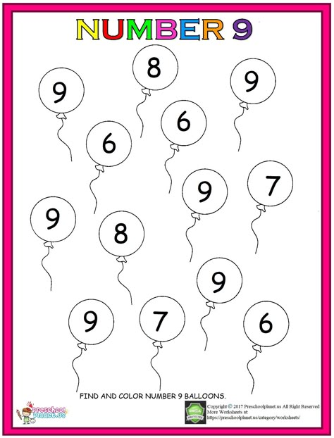 number 9 worksheet for kids Number 9 Worksheet, Number Worksheets Kindergarten, Preschool Number Worksheets, Worksheet Preschool, Letter Worksheets For Preschool, 20 Number, Fun Worksheets For Kids, Activity Worksheet, Counting Worksheets