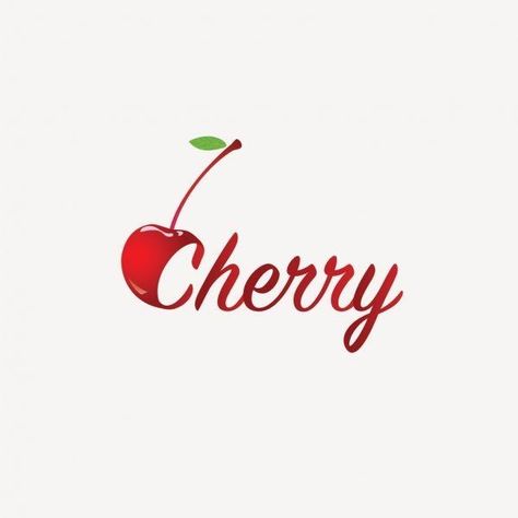 Cherry Logo, Ice Cream Logo, Traditional Tattoo Designs, Group Logo, Cherry Wine, Cherry Nails, Logo Name, Cherry Cola, American Traditional Tattoo